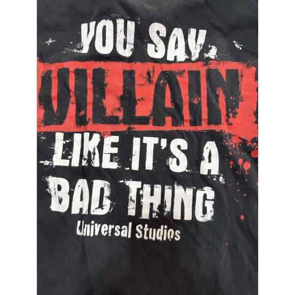 Universal Studios Florida - You say villain like it’s a bad thing T Shirt 2XL - Picture 2 of 6